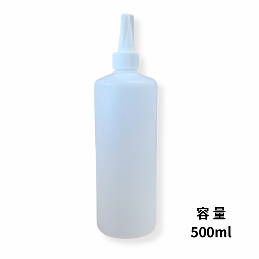 トンガリ丸型500ml容器（4本入り）