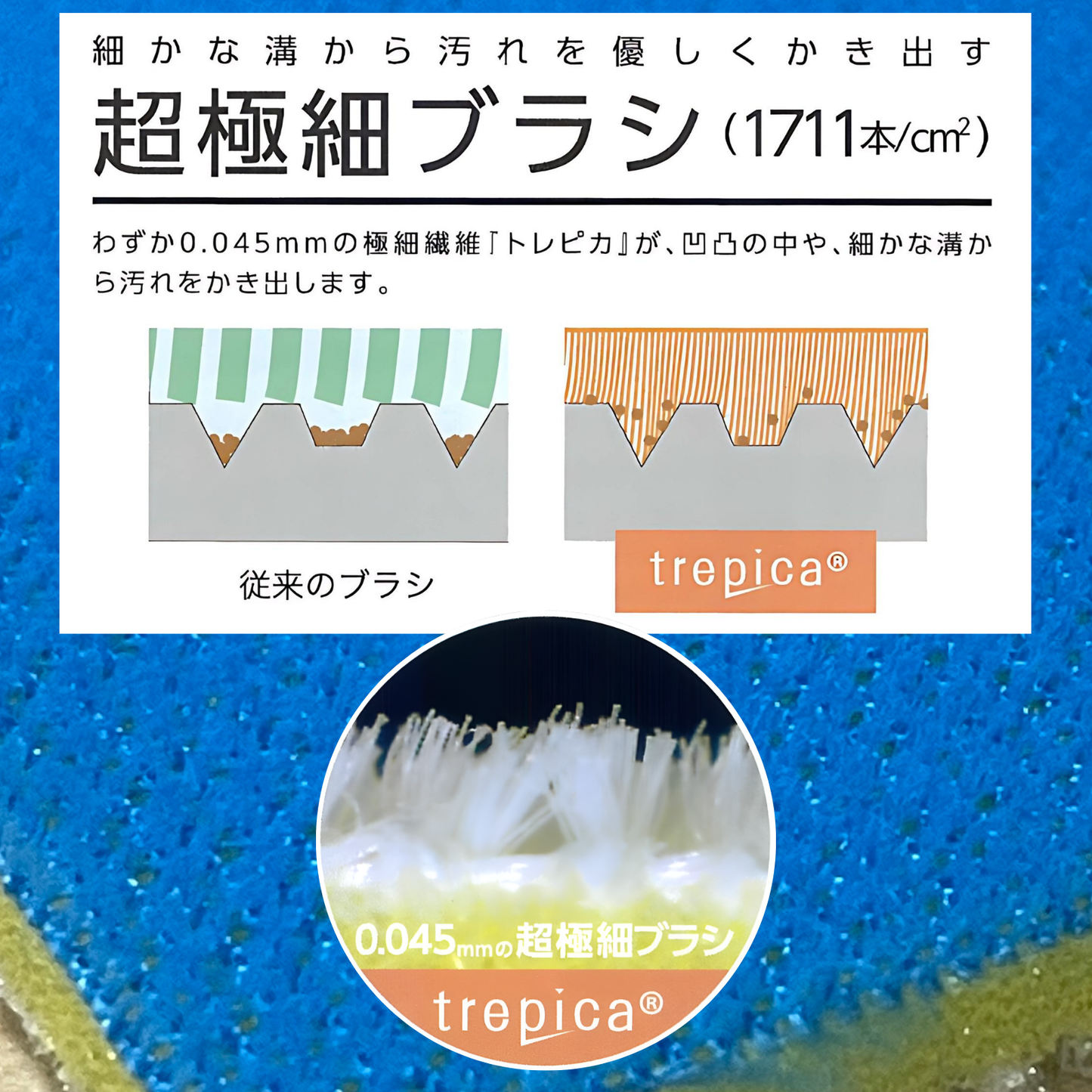 トレピカ洗浄モップシート（２枚入）